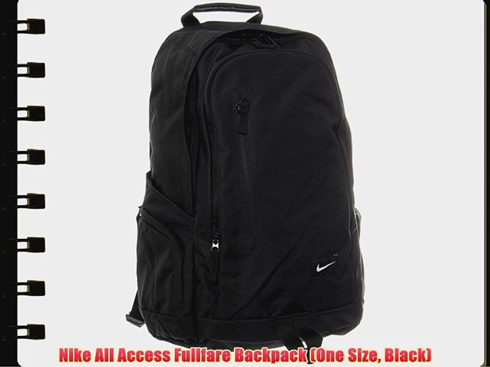 Nike All Access Fullfare Backpack (One Size Black) - video Dailymotion