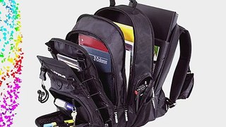 Targus RG0322 5.4 Matrix Notebook Backpack Fits up to 15.4-Inch Screens Metallic Black (RG0322)