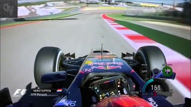 Max Verstappen Onboard US GP 2014