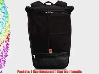 Chrome Citadel Laptop Backpack Black/Black One Size