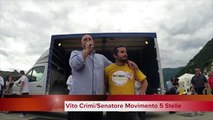 Vito Crimi & Luca Ceruti in piazza Cavour #vinciamonoi tour