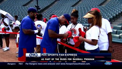 Players Trust Kicks off 2015 Buses for Baseball Program in Texas  3BL Media.mp4