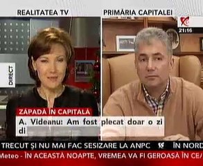 Adriean Videanu a fost plecat doar o zi din Bucureşti