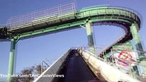 Logger's Revenge Flume Ride (Front POV) at Santa Cruz Beach Boardwalk California Coast