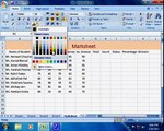 MS Excel 2007 in Hindi / Urdu : Merging Cells & Use Of CountIf Function - 8