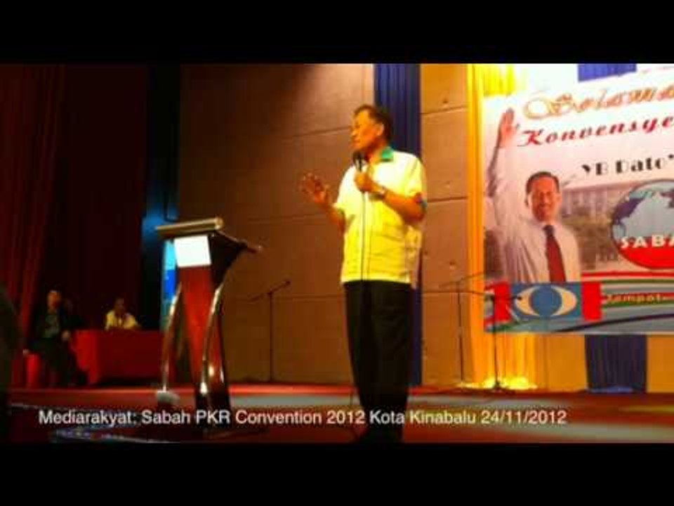 (Newsflash) Anwar Ibrahim: Sabah PKR Convention 2012 (2)