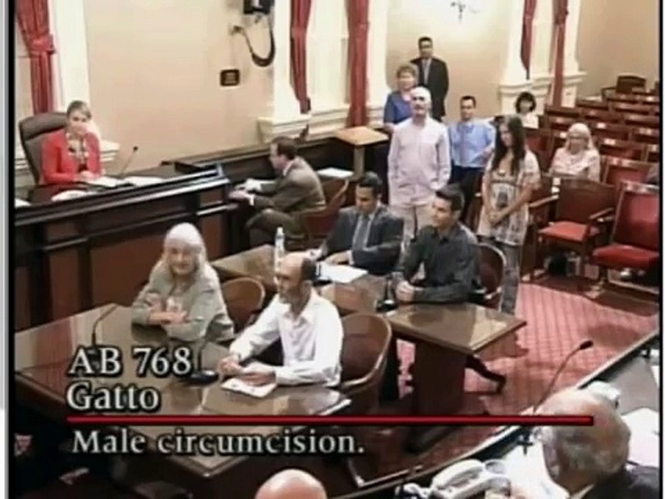Mike Gatto Forces Circumcision On Children Of California: AB768 Hearing (2 of 2)