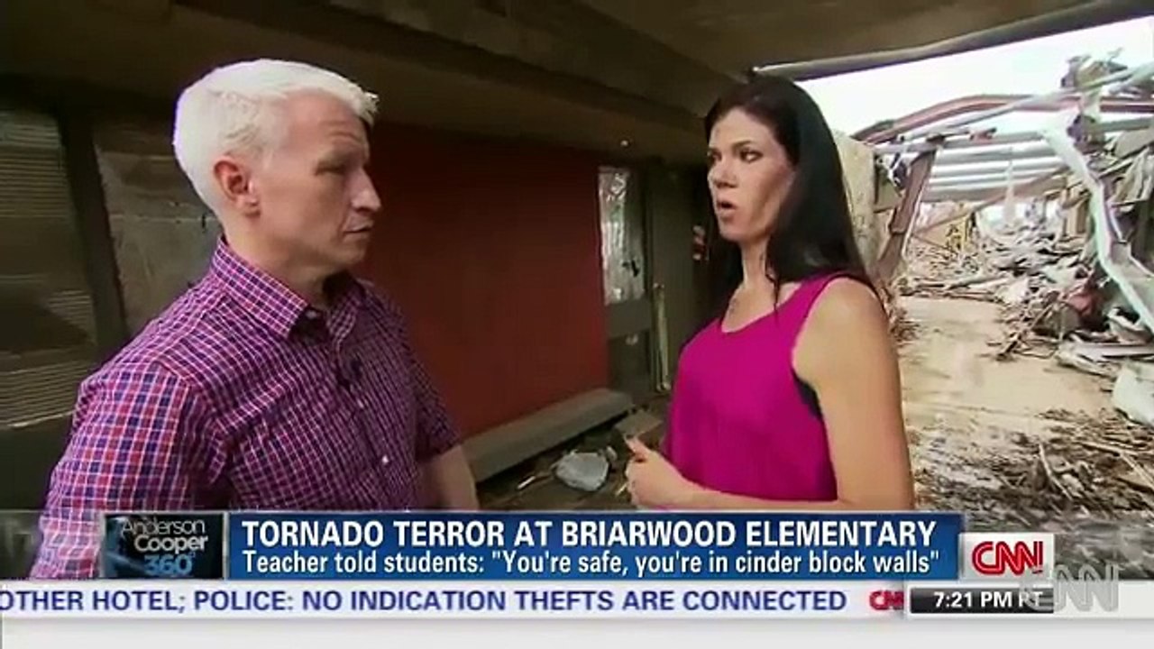 Moore, Oklahoma May 20, 2013- Briarwood Classroom tornado filmed by a teacher as it happened
