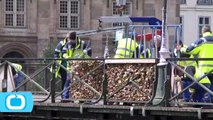 Paris Cuts 'love Locks' From Bridges