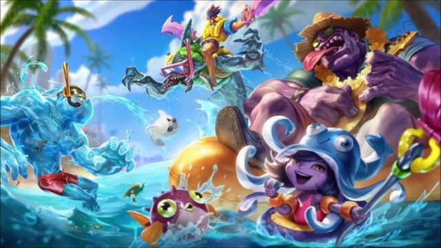 Aperçu - Skin lulu pool party - League of legends [FR]