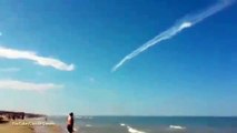 Moment two aircraft collide in mid air during Italian airshow VIDEO planes collide during air show