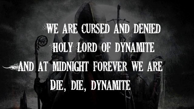[HQ] Powerwolf - Sanctified with Dynamite [Lyrics]