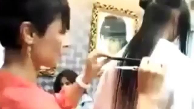Deepika Padukone Hair Cut !! Beautiful Long Hair cut short short bob haircut video women