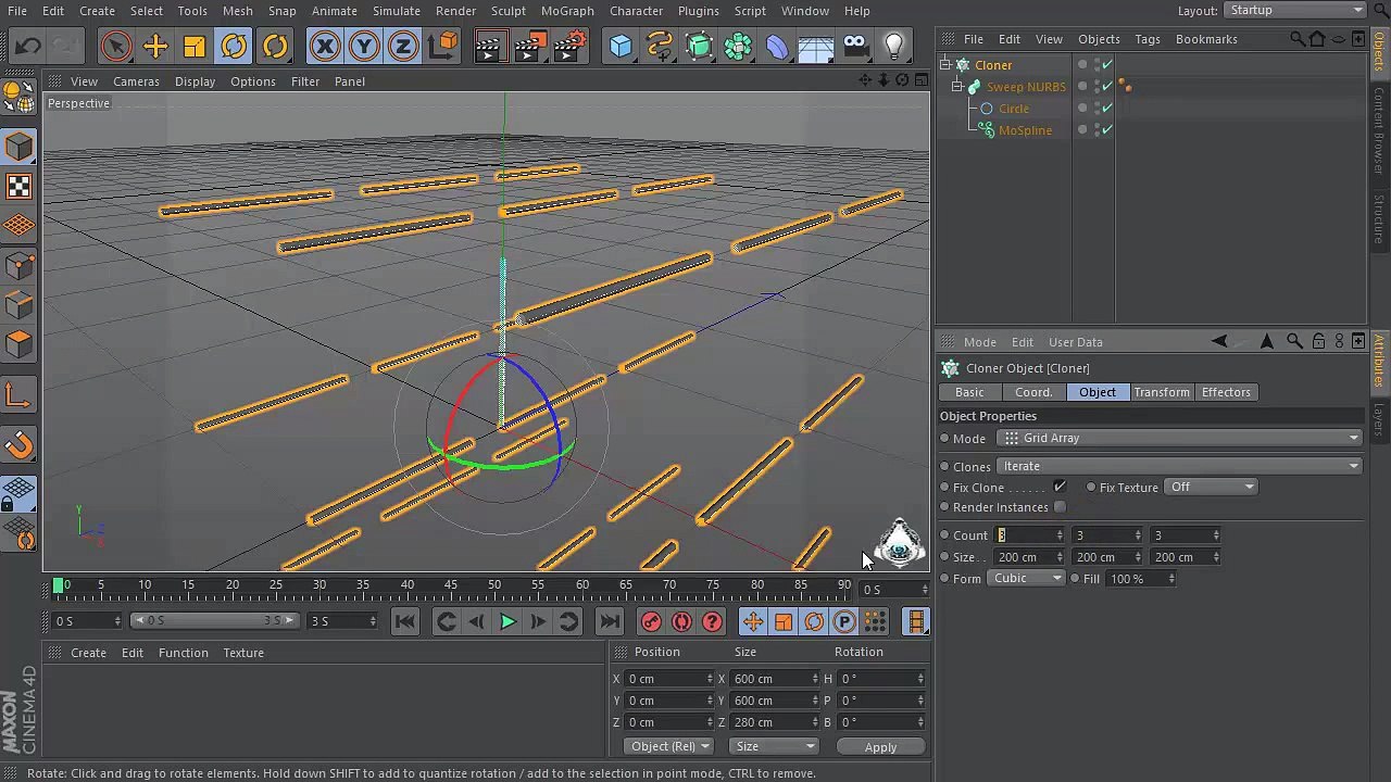 Cinema 4d Tutorial - How to use the MoSpline tool in Cinema 4D