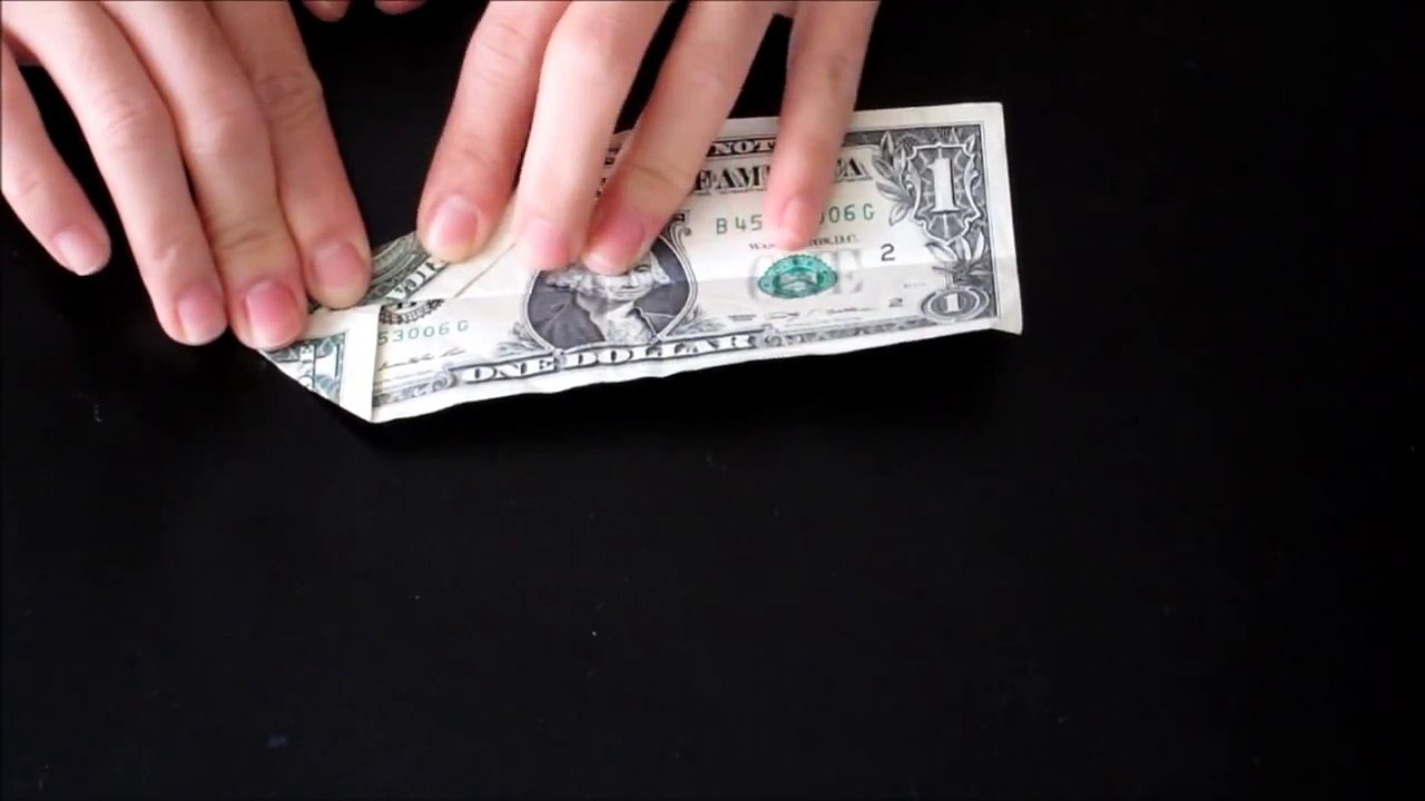 DIY How to Fold $1 Money Origami PEACOCK - Dollar (Easy)