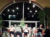 College guys get crazy on the beach while hypnotized!