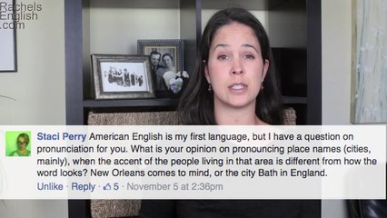 Question and Answer with Rachel's English -- American English