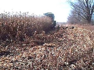 6620 John Deere Combine Fall 2010 Corn Harvest
