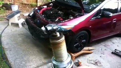 How to change spark plugs honda insight