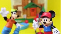 Mickey Mouse Clubhouse Goofy Donald Duck Lincoln Log Cabin Camping Building Lincoln Logs