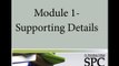 Module 1 - Supporting Details