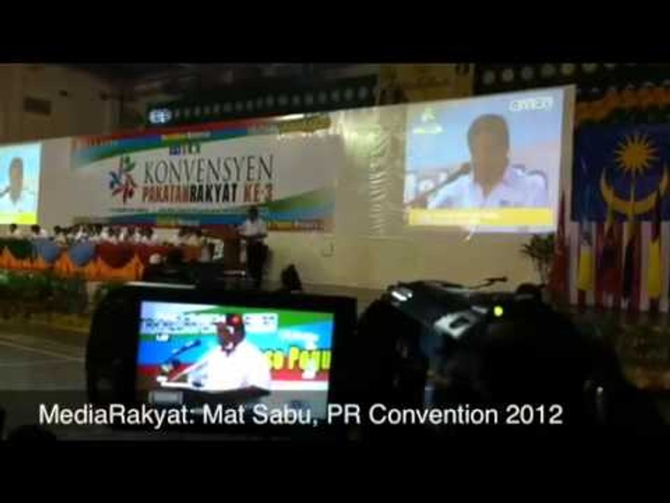 Newsflash: Opening Speech By Mat Sabu