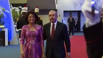 Llegada del presidente Danilo a la VII Cumbre de Las Américas, Panamá 2015.