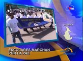 Ayacucho: Escolares marchan por la paz en Huanta