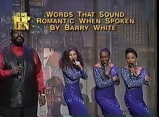 BARRY WHITE - 10 WORDS SPOKEN ROMANTICALLY