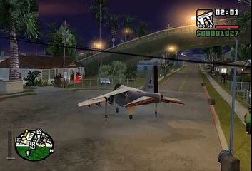 How to use the Hydra / Jump Jet in GTA San Andreas