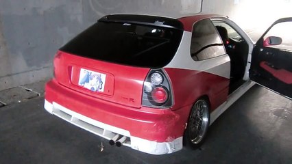シビック EK9 B16B 直管マフラートンネルStraghtpipe