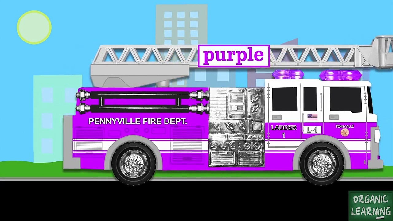 Firetruck Colors - Learning Color Fire Trucks for Kids