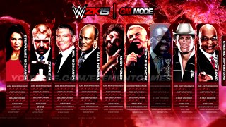 WWE 2K15 Gameplay  GM MODE  PS4 Xbox One PS3 Xbox 360 notion
