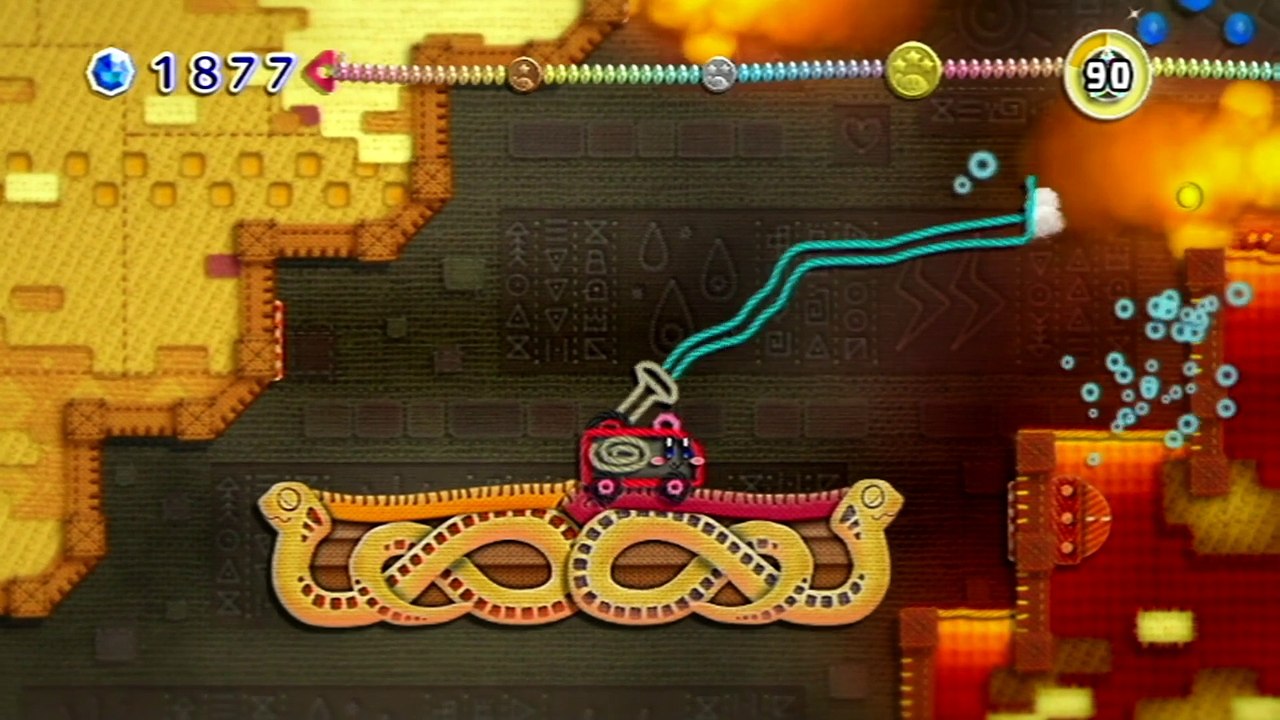 Kirby's Epic Yarn — Walkthrough Part 5 {Wii}