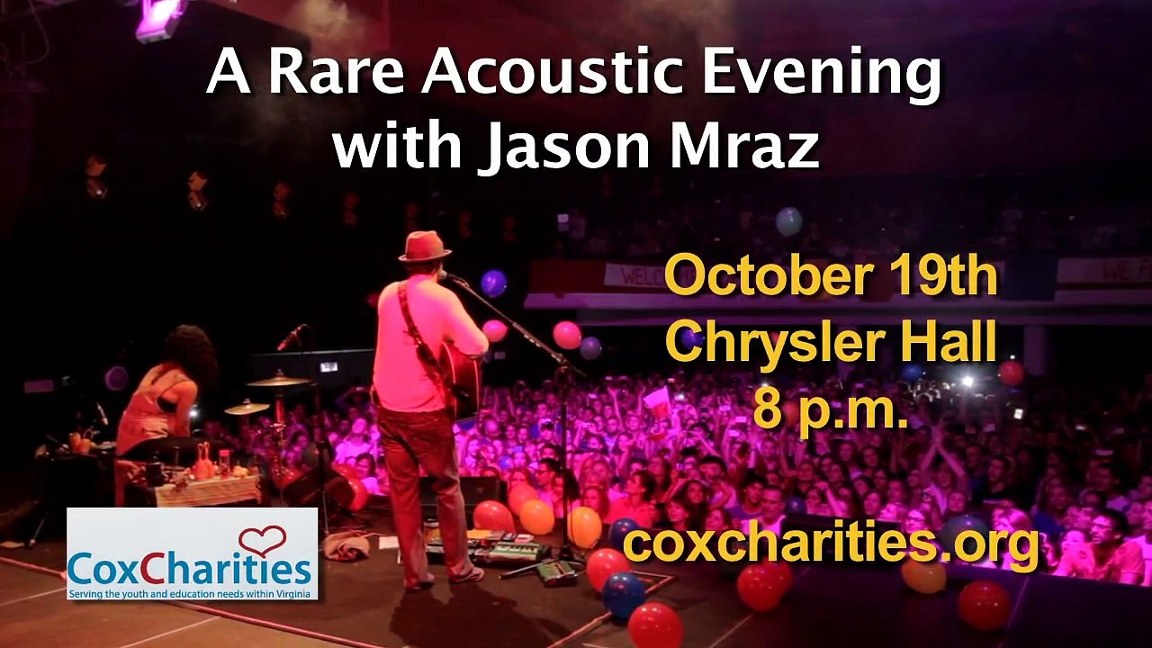 Jason Mraz Cox Charity Concert - Hot Ticket Feature 2013