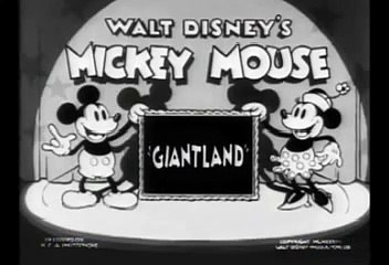 Mickey Mouse 1933 Giantland