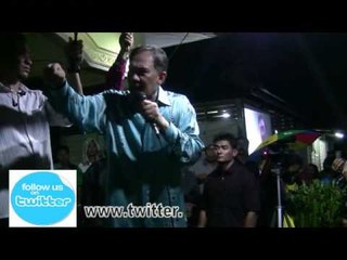 Anwar Ibrahim: Ceramah "Demi Rakyat" Dalam Hujan (Part 4/4)