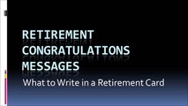 Retirement Wishes and Messages: What to Write in a Card