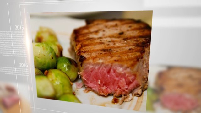 Стейк из тунца с гарниром из брюссельской капусты. Лучшие рецепты от wowfood.club