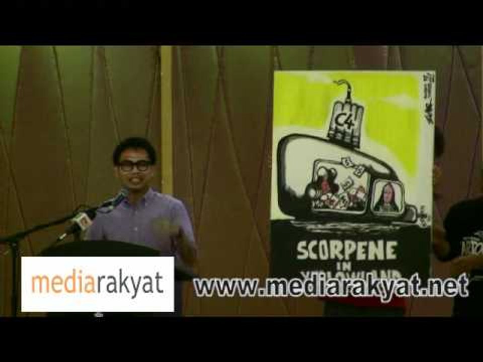 Cartoonist Zunar: Scorpene In Yellowland