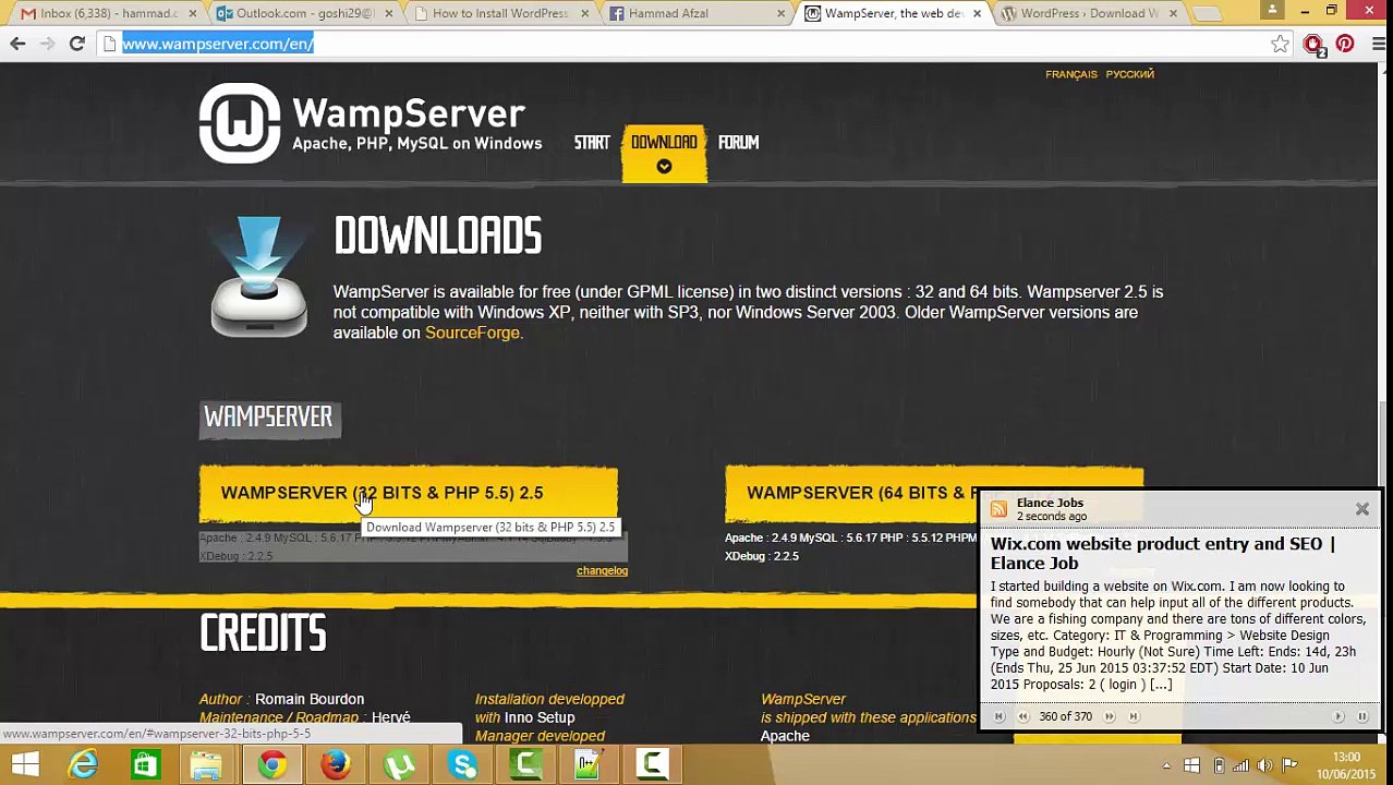 How to Install WordPress on local machine using Wamp