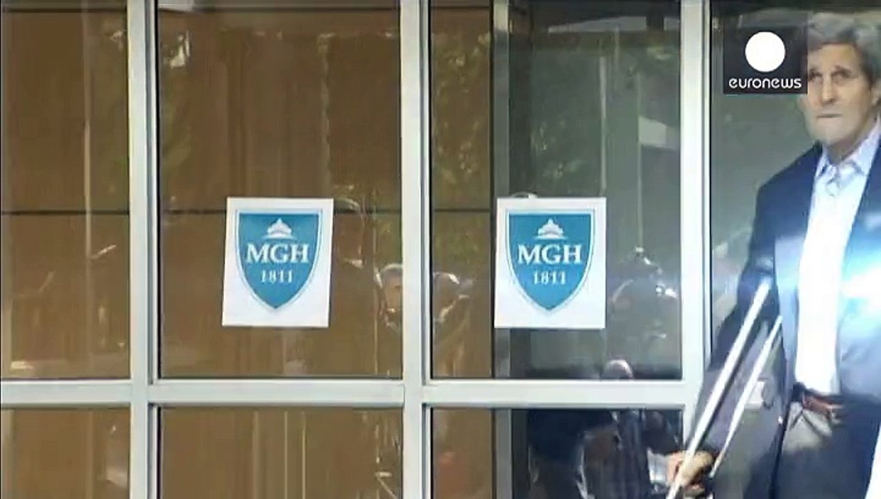 Trotz Beinbruch: Kerry will an Atomverhandlungen mit Iran 'voll' teilnehmen