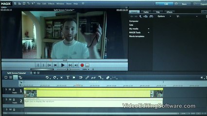 Split Screen Tutorial - Crop & Mirror Flip Video - Magix Video Pro X