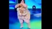 Very Fat Woman Dancing and Singing Baby Doll