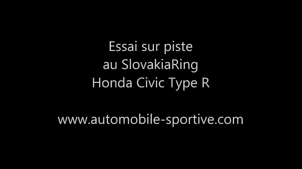 essai Honda Civic Type R FK2 2015 (slovakia ring)