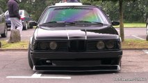 Modified BMW E24 635 CSI - Wheelspin exhaust sounds!