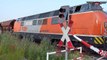 Gleisbau in Echem: V 200 auf dem Weg nach Lüneburg