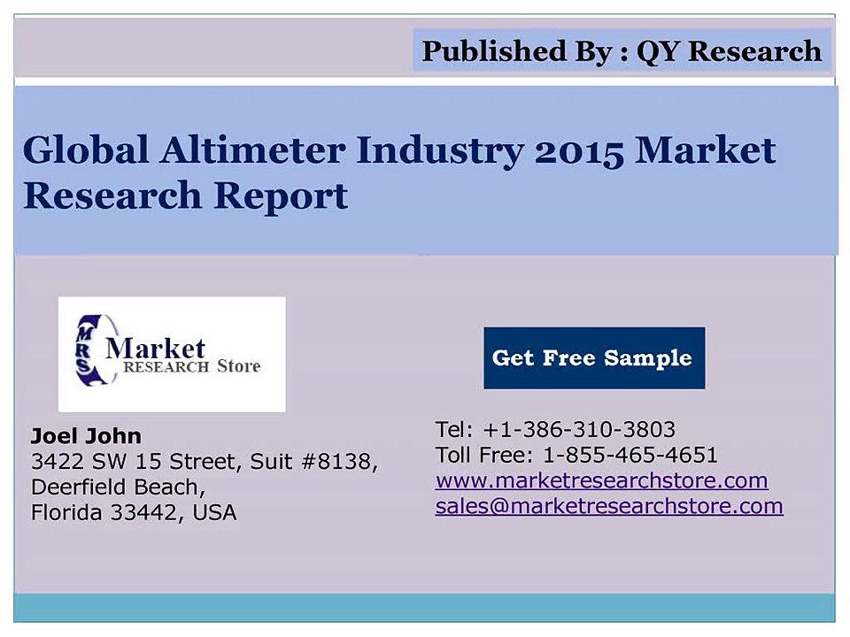 Global_Altimeter_Industry_2015_Market_Research_Rep