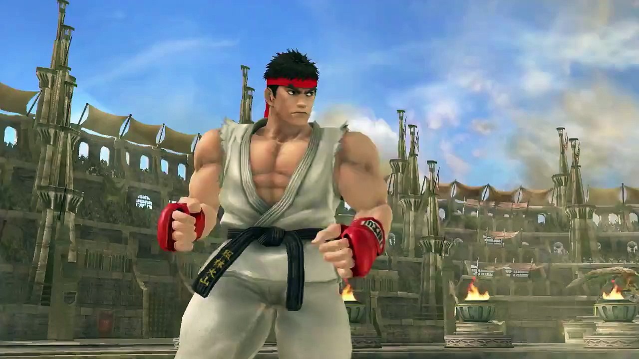 Ryu in Smash Bros!