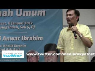 Anwar Ibrahim Nationwide Tour: Petaling Jaya 06/01/2012 (Pt 4/5)
